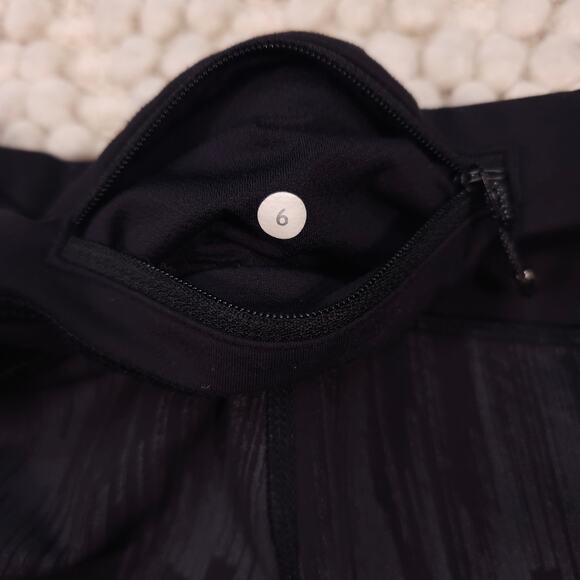 Lululemon Run Inspire Crop II Full-On Luxtreme Black Gray 6 - Picture 6 of 6